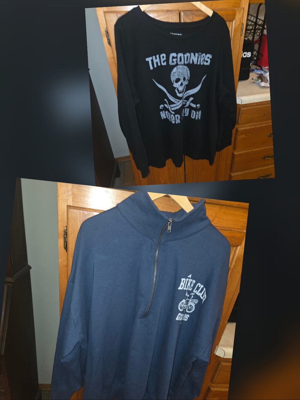 Lot of 2 women's 3XL Goonies Sweatshirts